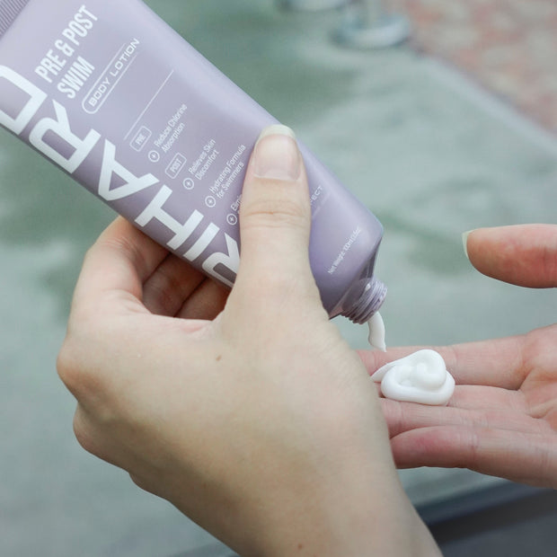 Lotion pour le corps avant et après la baignade - Paquet de trois
